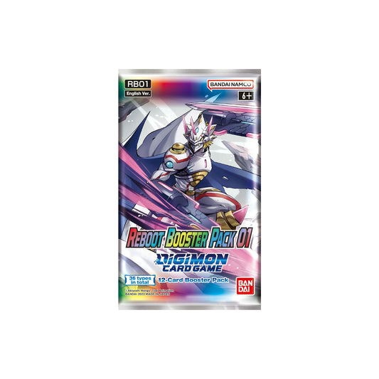 Image of Digimon Trading Card Game Resurgence 12-Card Booster Pack RB01