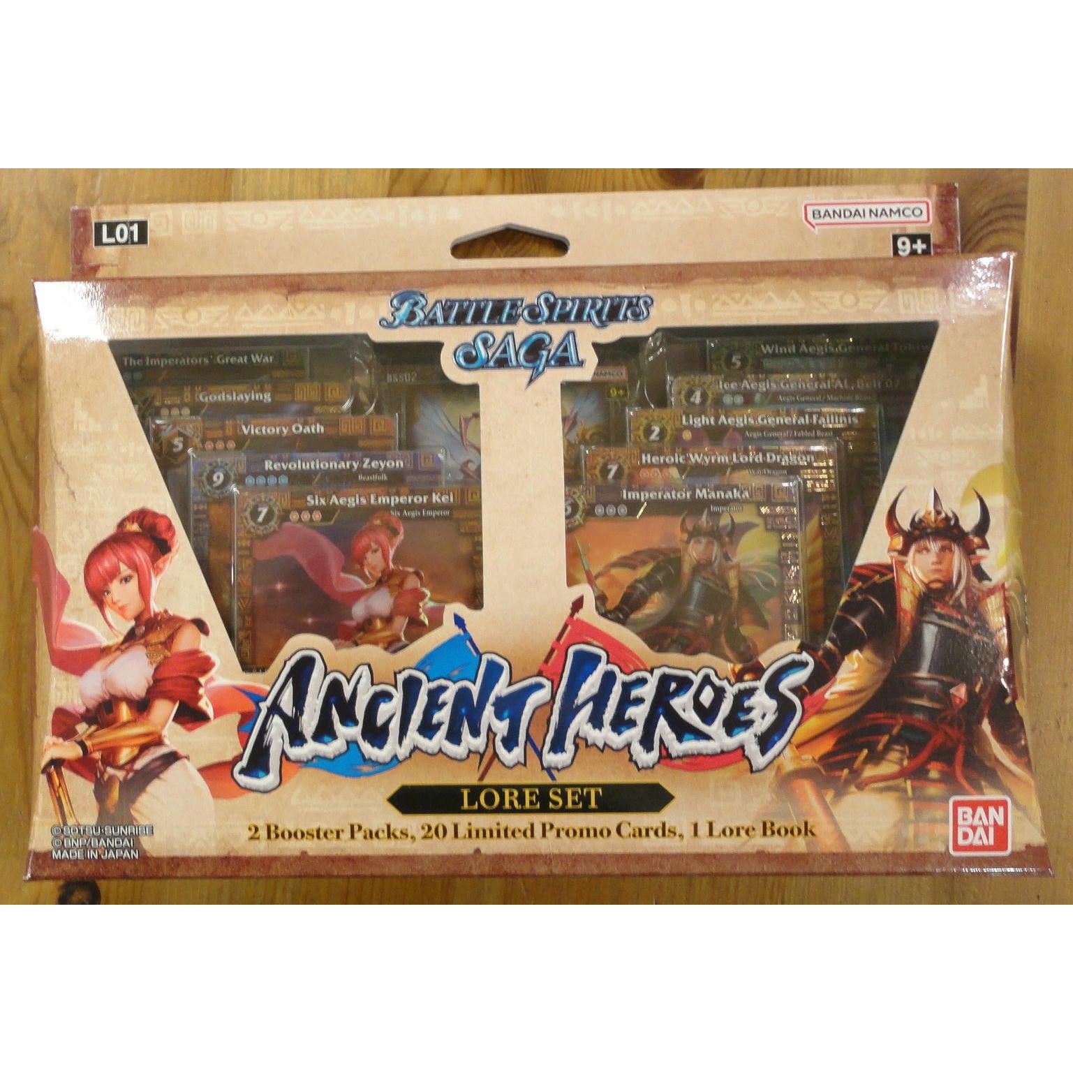 Image of Bandai Battle Spirits Saga Ancient Heroes TCG Lore Set 1 (L01) BAN2696878