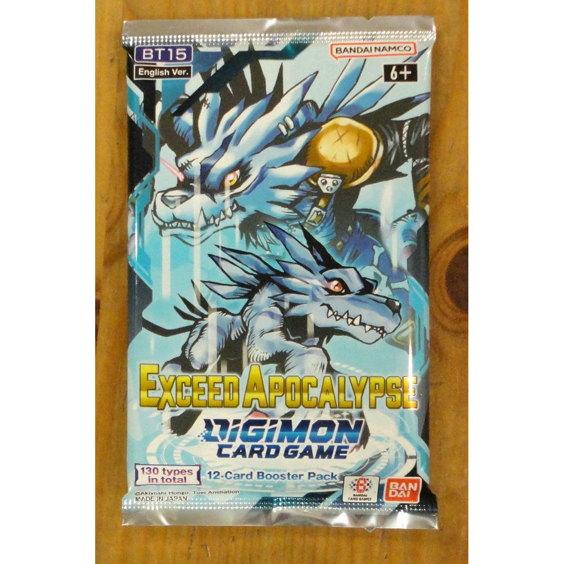 Image of Digimon Trading Card Game Exceed Apocalypse 12-Card Booster Pack BT15