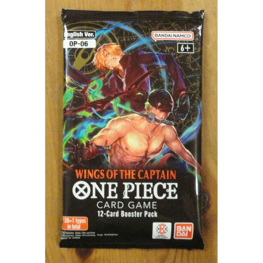Image of One Piece TCG Wings of the Captain 12-Card Booster Pack OP-06 BanDai