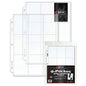 Image of BCW 9-Pocket Side Loading Card Storage Pages PVC/Acid Free BCDPRO9S20