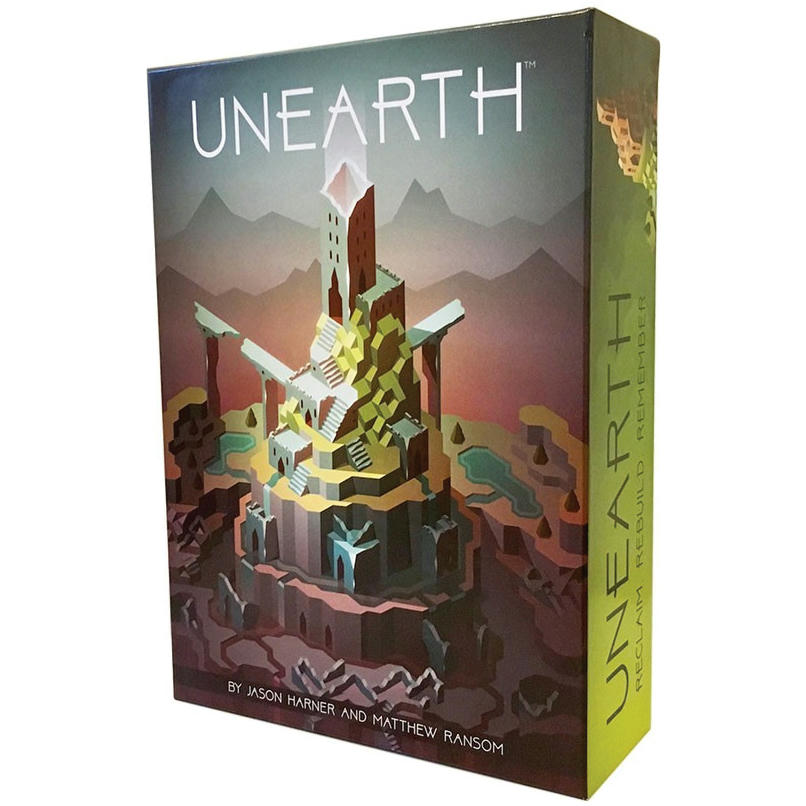 Image of Unearth Board Game by Brotherwise Games BGM013 2-4 Play, 8+, 30+ Mins
