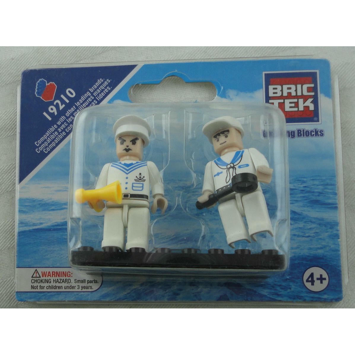 Image of Bric Tec Navy Building Block Figures (2pcs) BIC19210