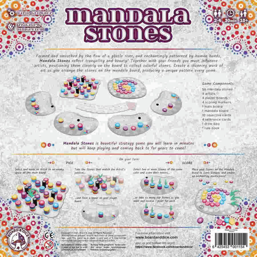 Image of Mandala Stones Board Game by Board & Dice Games BND0054