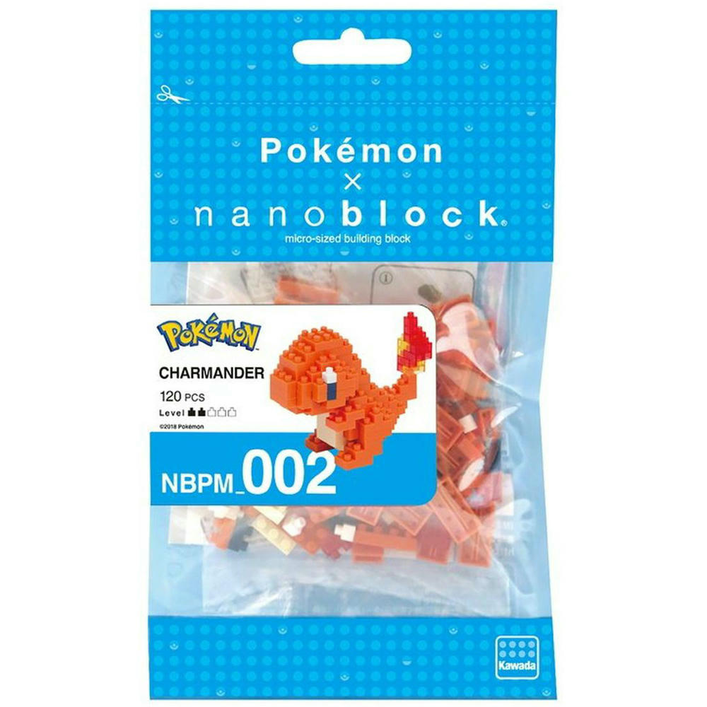 Image of Kawada Pokemon Charmander Nanoblocks Kit BNT14620