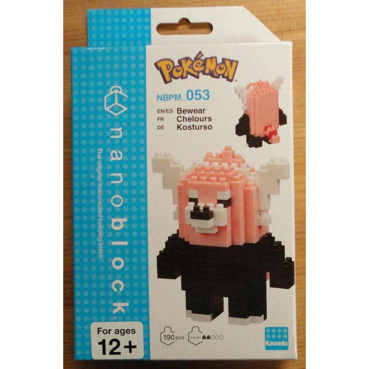 Image of Kawada Pokemon Bewear Nanoblocks Kit BNT21450