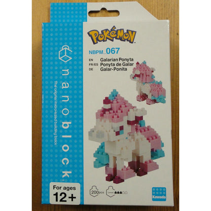 Image of Kawada Pokemon Galar Ponyta Nanoblocks Kit BNT21917