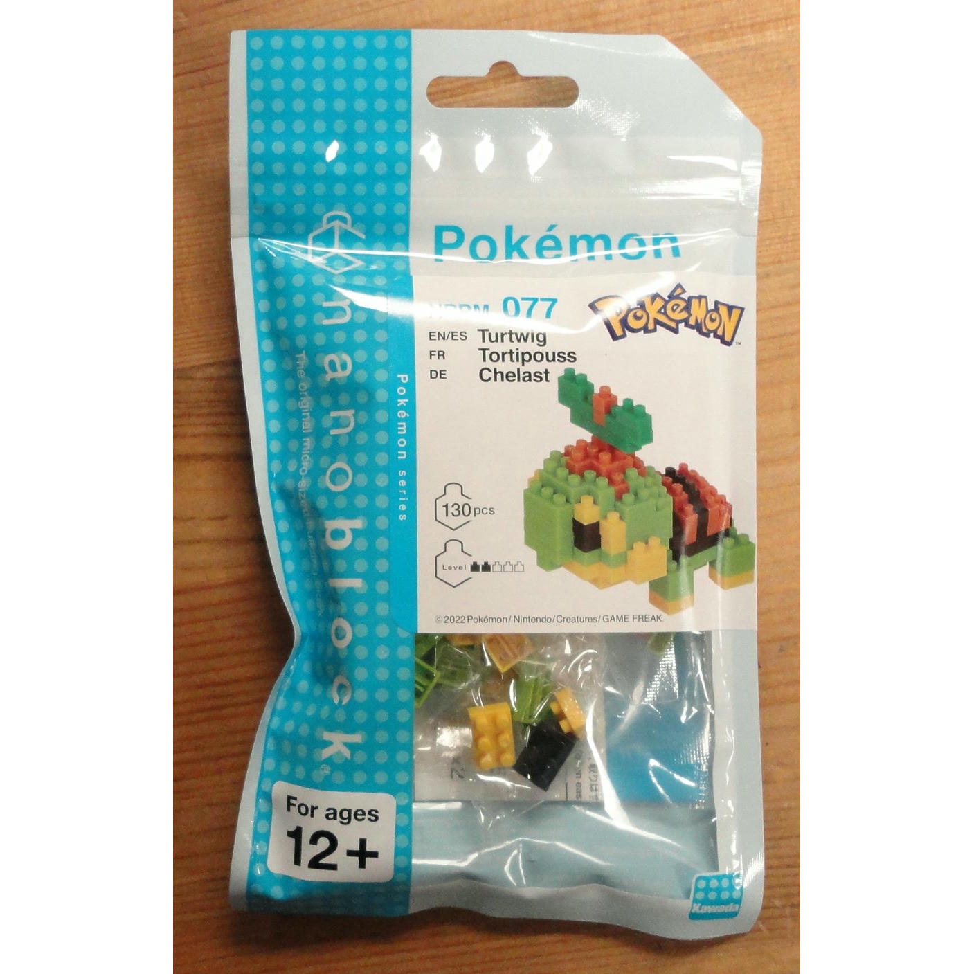 Image of Kawada Pokemon Turtwig Nanoblocks Kit BNT22266