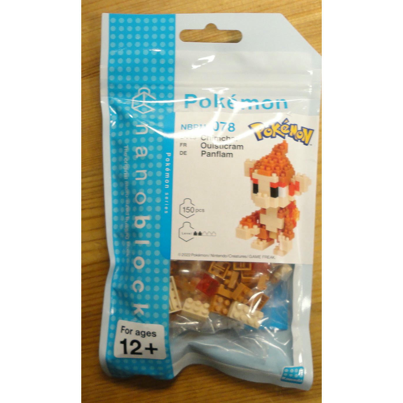 Image of Kawada Pokemon Chimchar Nanoblocks Kit BNT22267