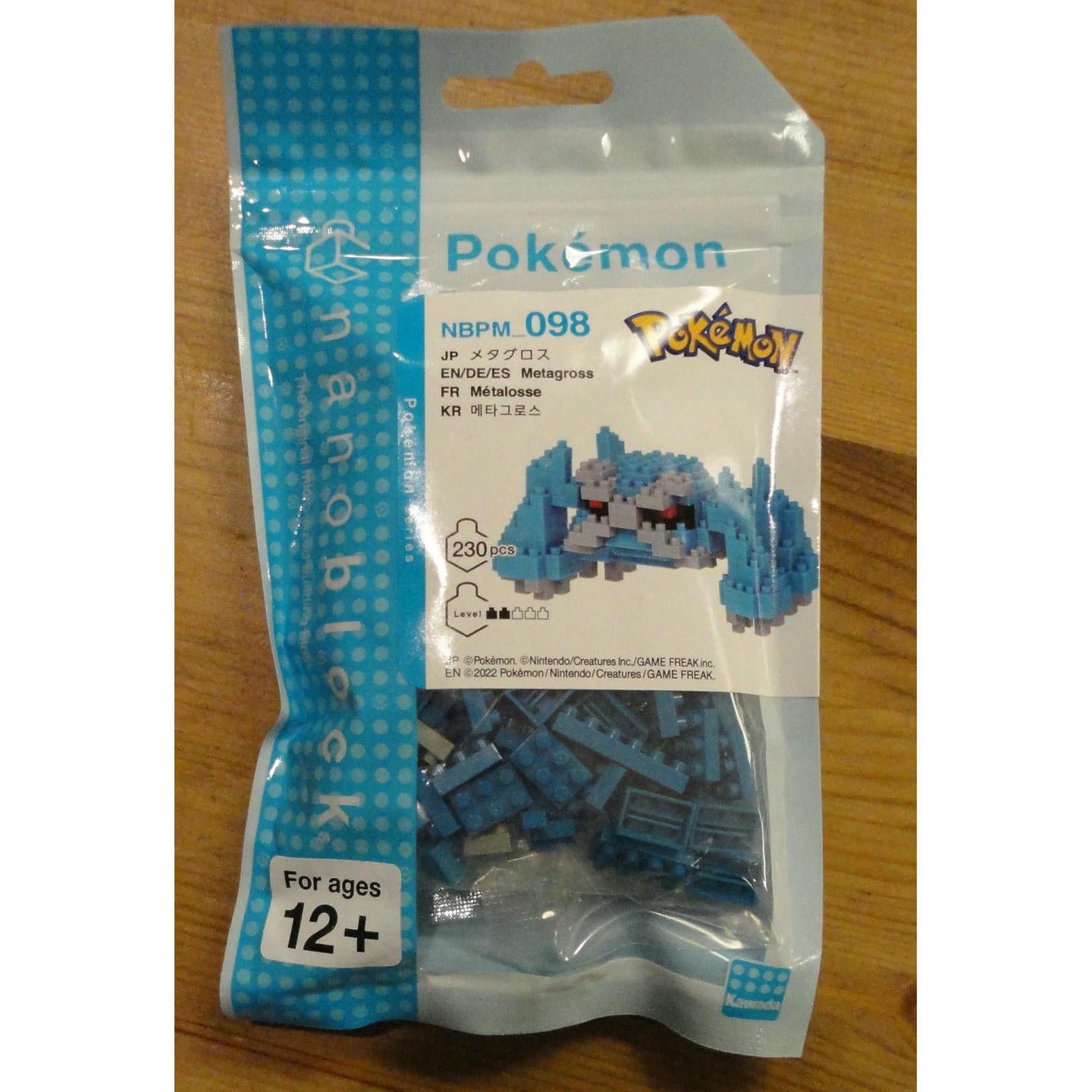 Image of Kawada Pokemon Metagross Nanoblocks Kit BNT22555