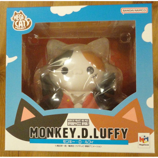 Image of One Piece Mega Cat Project Monkey.D.Luffy Figurine BNTMGH83728