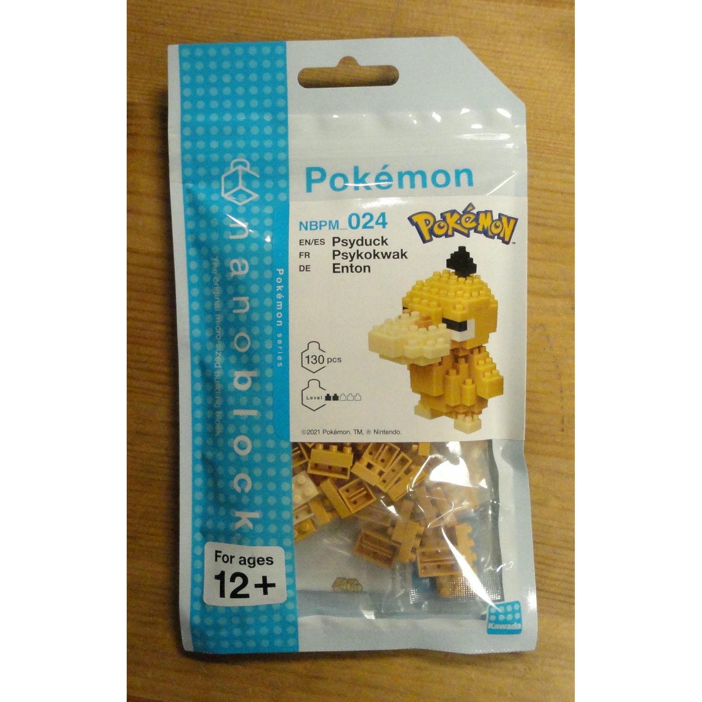 Image of Kawada Pokemon Psyduck Nanoblocks Kit BNT20609