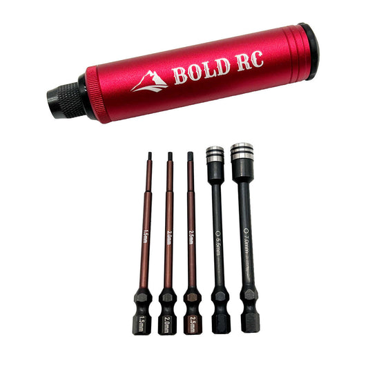 Image of Trail 1/4 Pocket Driver 5 Tip Set & Aluminum Handle