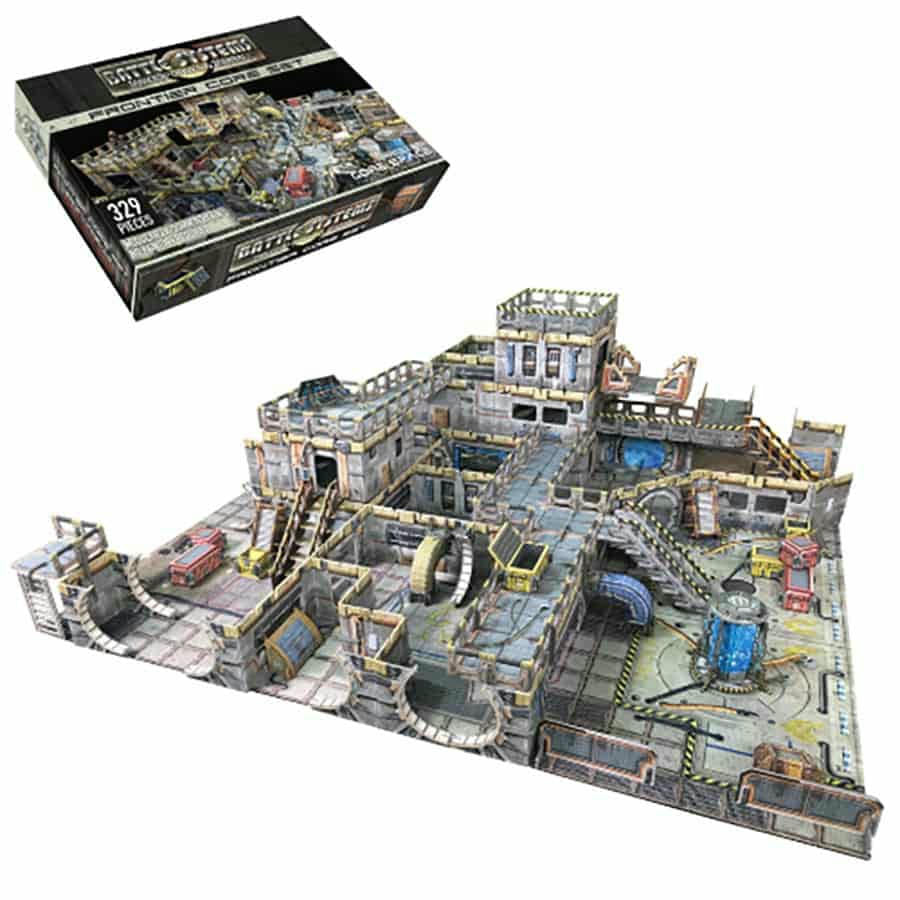 Image of Battlesystems Frontier Core Set Tabletop Terrain Set for Miniatures BSTSFC001