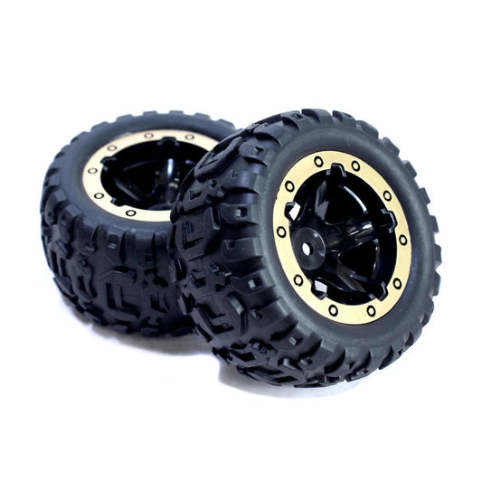 Image of Slyder MT Wheels/Tires Assembled (Black / Gold)