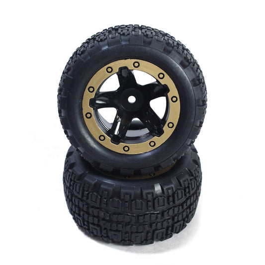Image of Slyder ST Wheels/Tires Assembled (Black/Gold)