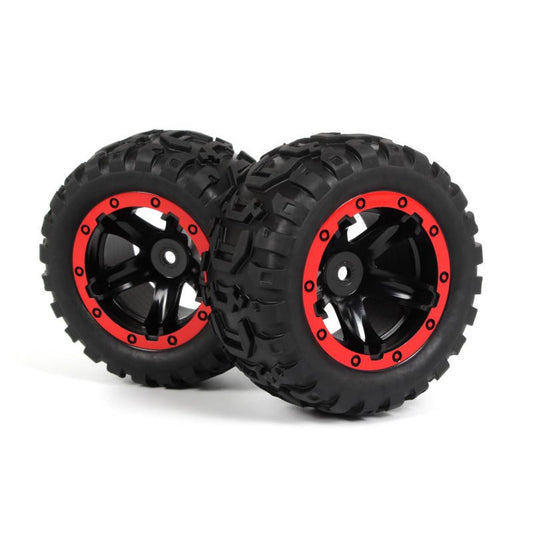 Image of Slyder MT Wheels/Tires Assembled (Black/Red)