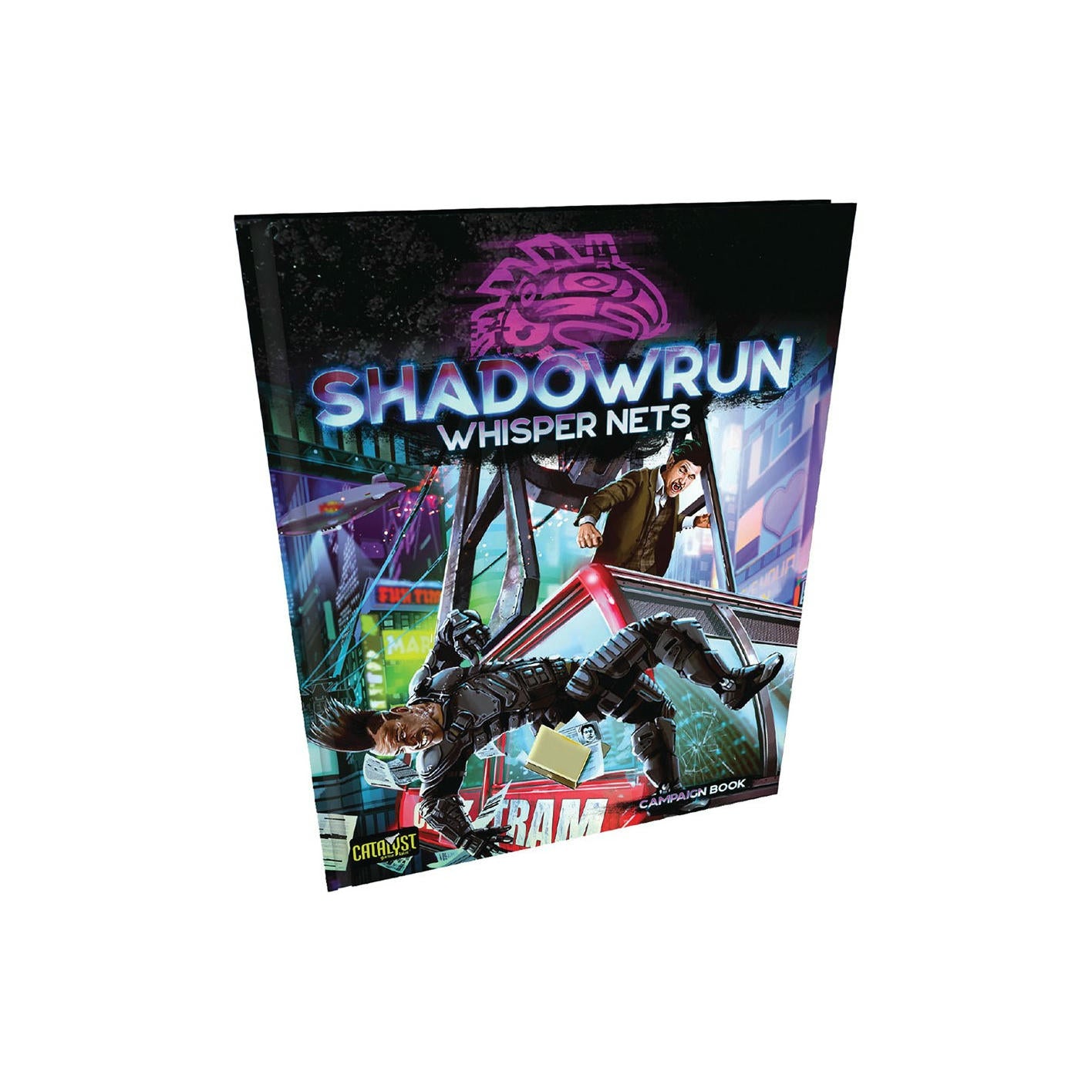 Image of Shadowrun 6th World RPG Whisper Nets Campaign Book by Catalyst CAT28404