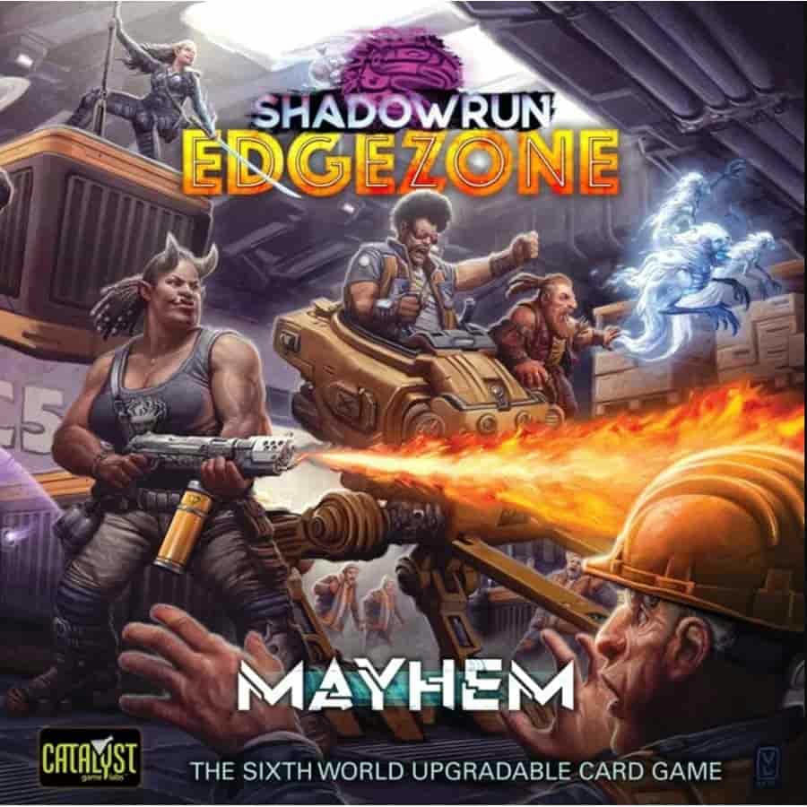 Image of Shadowrun edgezone Mayhem Upgradable Card Game by Catalyst CAT28702