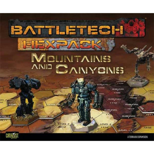 Battletech HexPack Mountains and Canyons [Paperback] Catalyst Game