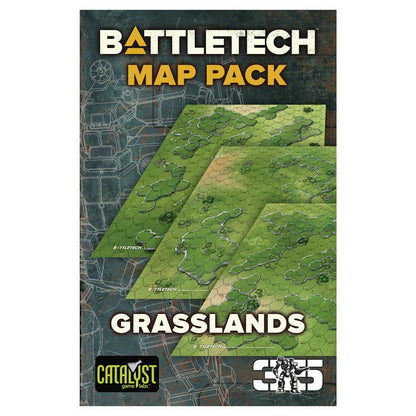 Image of Battletech Map Pack : Grasslands by Catalyst Games CAT35150 (6 two-sided maps)