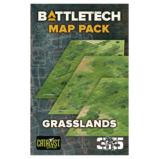 Image of Battletech Map Pack : Grasslands by Catalyst Games CAT35150 (6 two-sided maps)