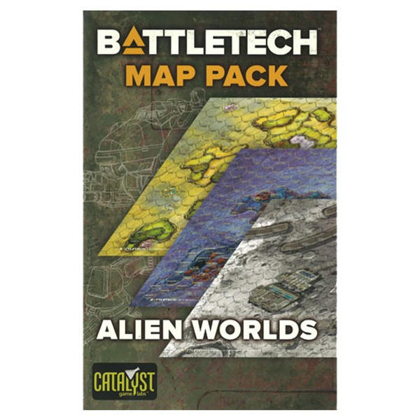 Image of Battletech Alien Worlds Map Pack Catalyst Games 351523 (Two 2-sided maps)