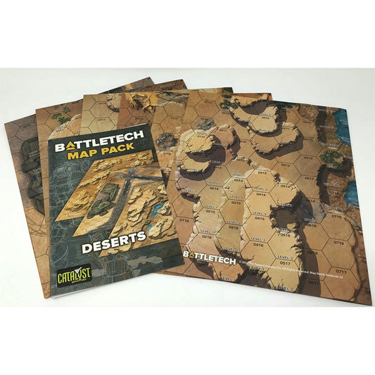 Image of Battletech Map Pack : Deserts by Catalyst Games CAT35151 (6 two-sided maps)