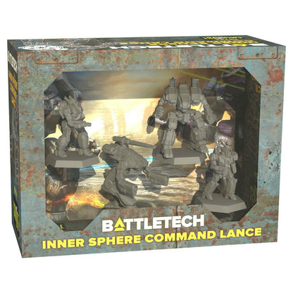 Image of BattleTech: Inner Sphere Command Lance Unpainted Miniatures Set (4) CAT35721
