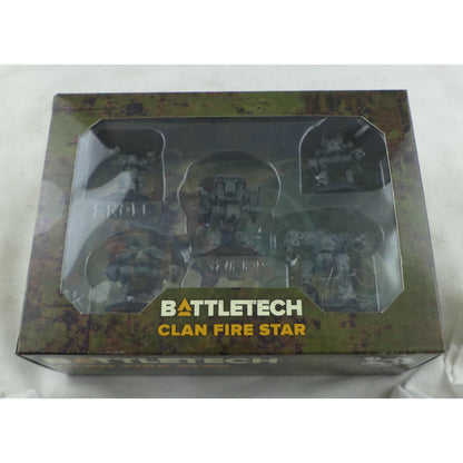 Image of BattleTech: Clan Fire Star Lance Pack Unpainted Miniatures (5) 35724