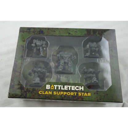 Image of BattleTech: Clan Support Star Pack Unpainted Miniatures Set (5) CAT35726