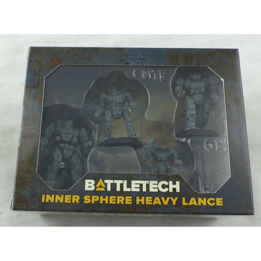 Image of BattleTech: Inner Sphere Heavy Lance Pack Unpainted Miniatures (4pcs) 35727