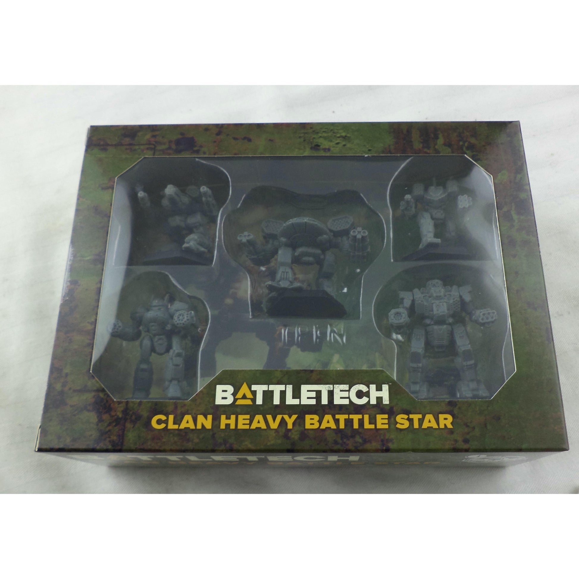 Image of BattleTech: Clan Heavy Battle Star Lance Pack Unpainted Miniatures (5) 35728