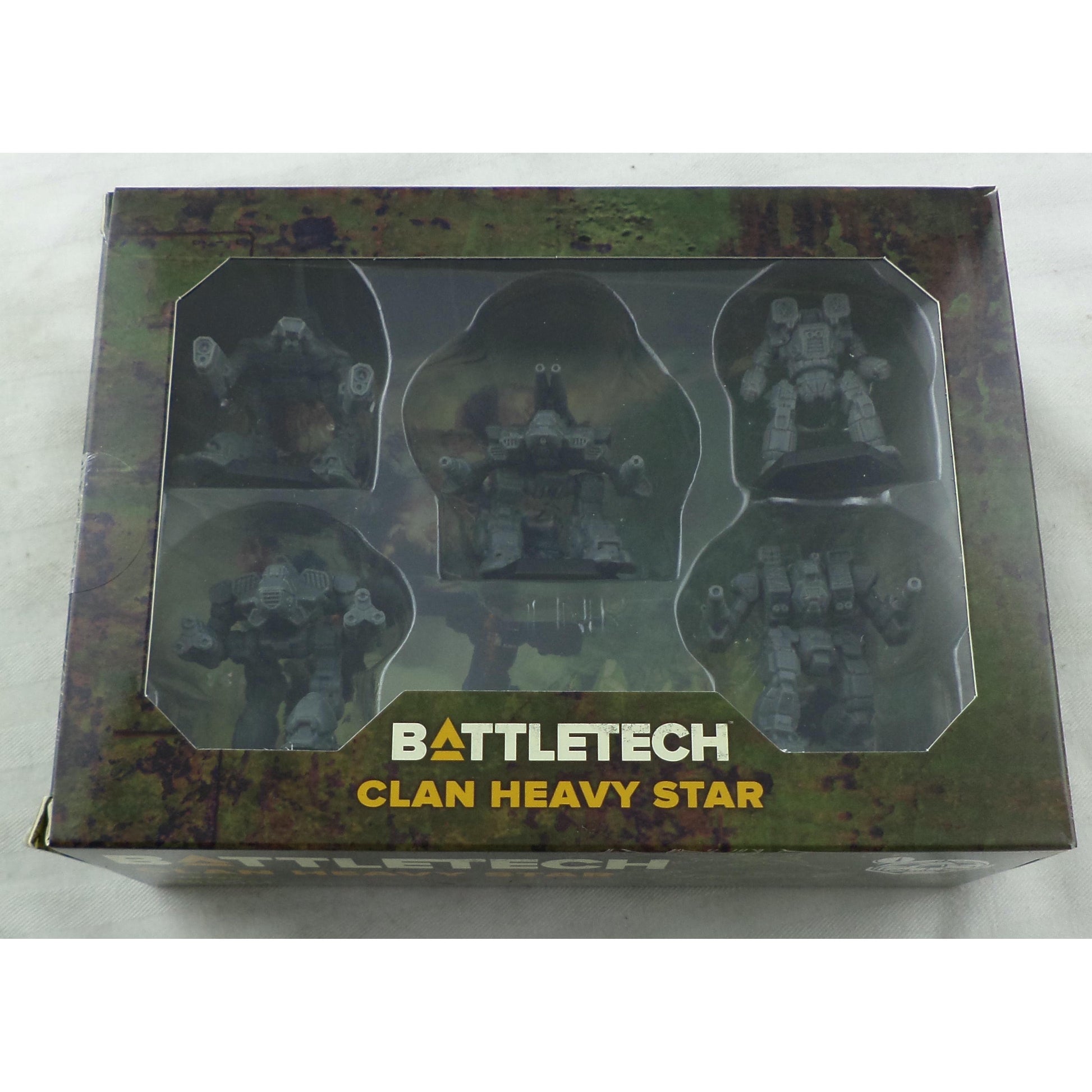 Image of BattleTech: Clan Heavy Star Lance Pack Unpainted Miniatures (5) 35730