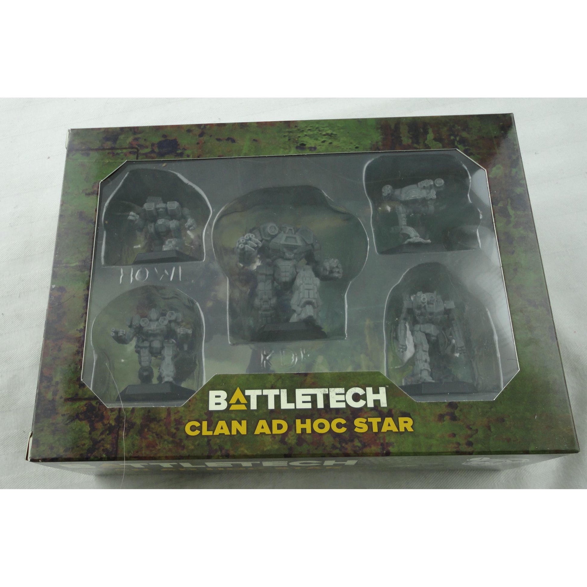 Image of BattleTech: Clan Ad Hoc Star Pack Unpainted Miniatures Set (5) CAT35734