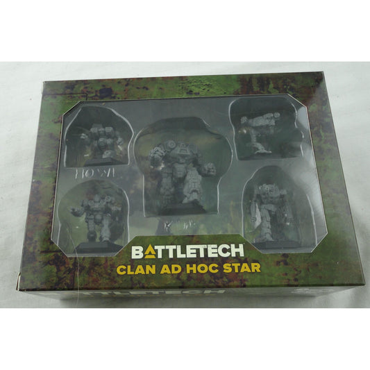 Image of BattleTech: Clan Ad Hoc Star Pack Unpainted Miniatures Set (5) CAT35734
