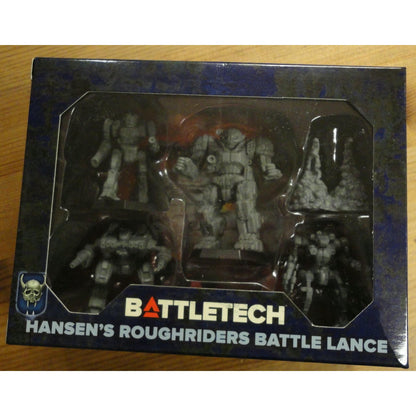 Image of BattleTech: Hansen's Rough Riders Battle Lance Pack Unpainted Miniatures (5pcs) 