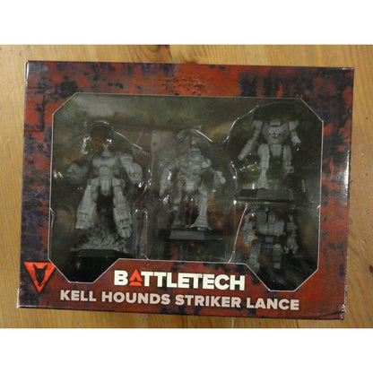Image of BattleTech: Kell Hounds Striker Lance Pack Unpainted Miniatures 35763