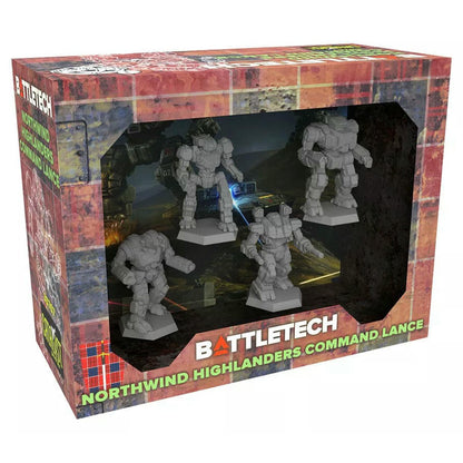 Image of BattleTech: Northwind Highlanders Command Lance Miniatures Pack CAT35767