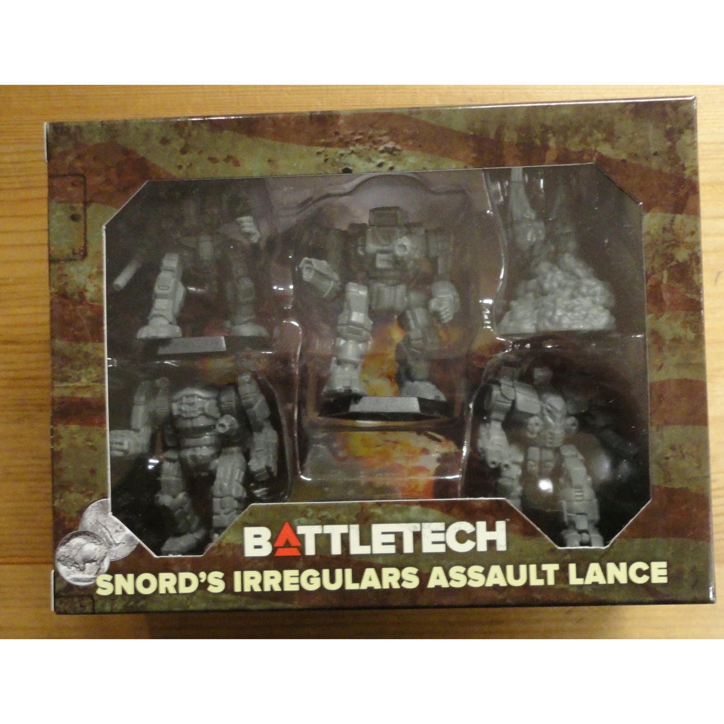 Image of BattleTech: Snord's Iregulars Lance Pack Unpainted Miniatures (5pcs) CAT35770