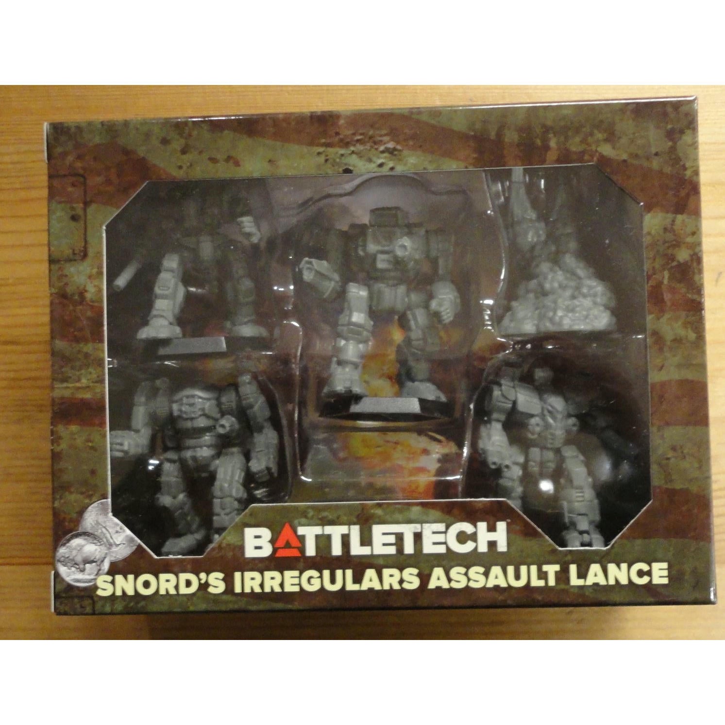 Image of BattleTech: Snord's Iregulars Lance Pack Unpainted Miniatures (5pcs) CAT35770