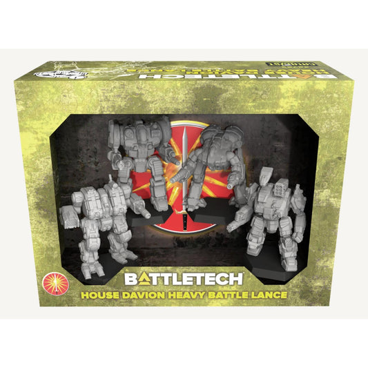 Image of BattleTech: Miniature ForcePack - House Davion Heavy Battle Lance