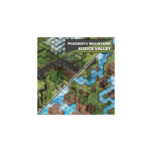 BattleTech Battle of Tukayyid Battlemat: Pozoristu Mountains/Kozice