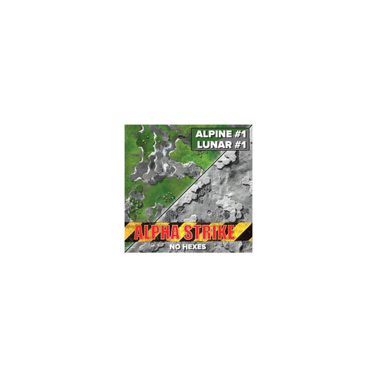BattleTech: Battle Mat - Alpha Strike - Alpine/Lunar
