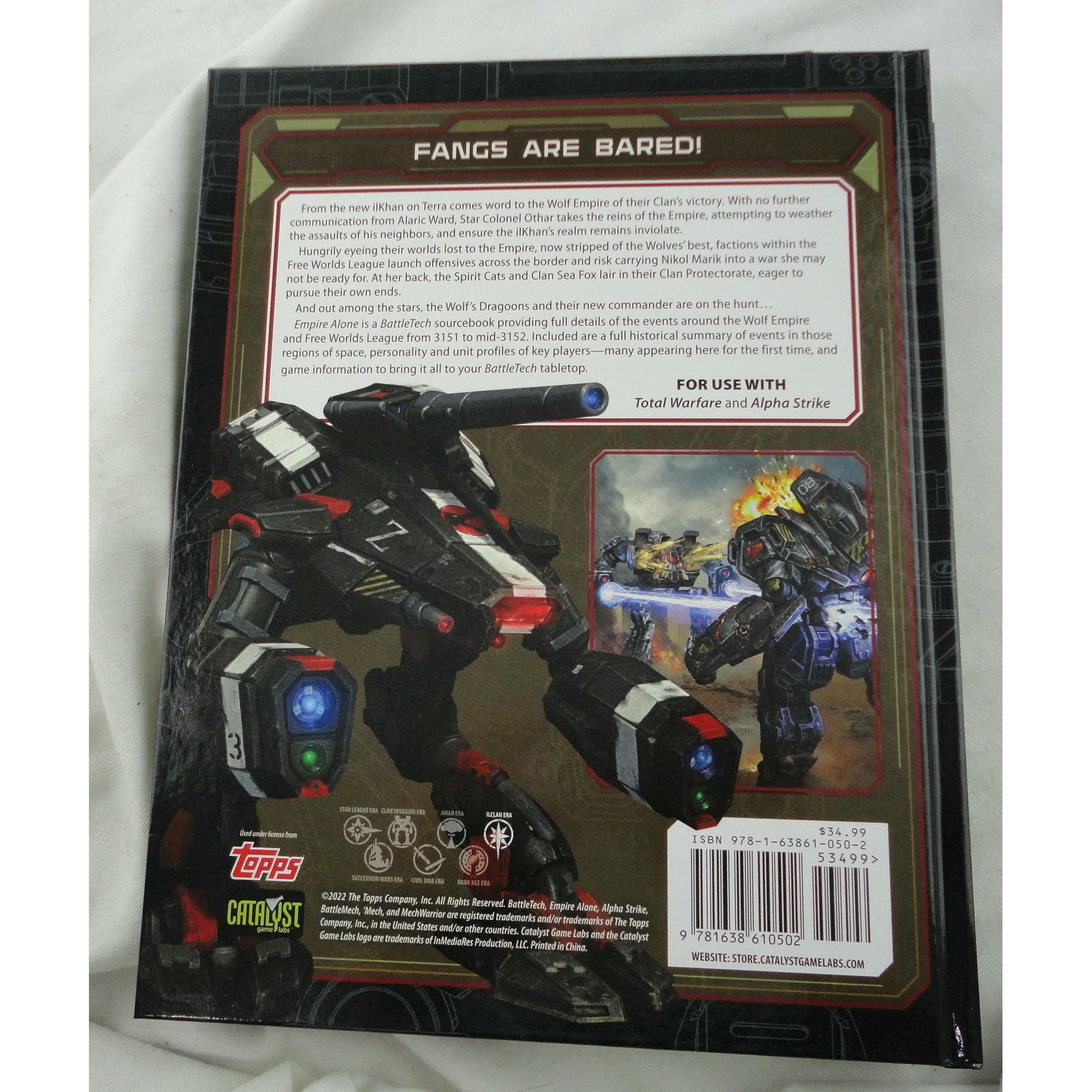 Image of BattleTech: Empire Alone Wolf Empire/Free Worlds League Sourcebook CAT35903