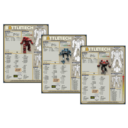 Image of BattleTech: Premium Record Sheets - Mercenaries