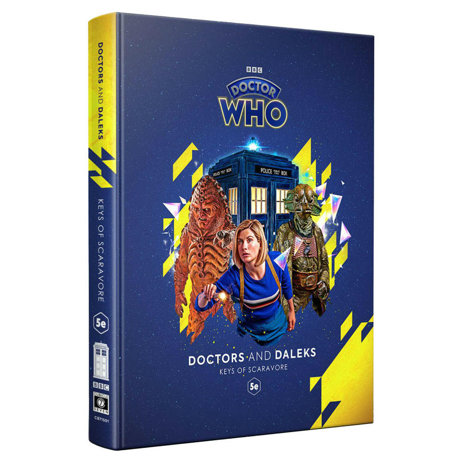 Image of Doctor Who: Doctors and Daleks 5E Roleplaying Game Keys of Svaravore CB71501 RPG