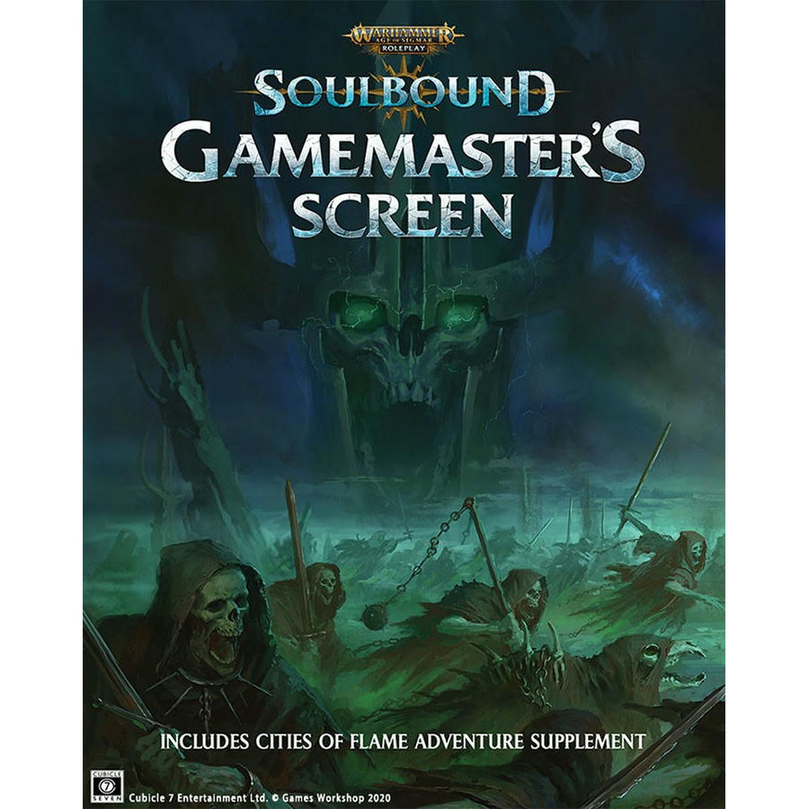 Image of Warhammer Age of Sigmar Soulbound Roleplaying Game RPG Gamemaster's Screen 72503