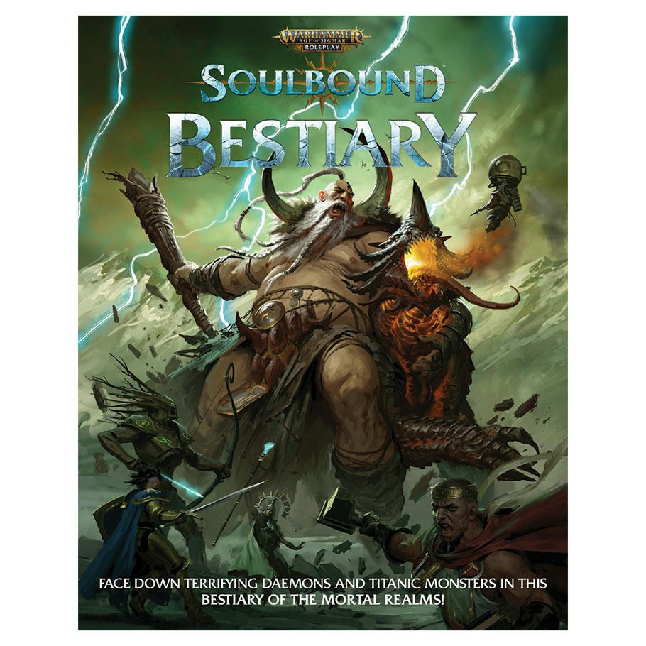 Image of Warhammer Age of Sigmar Soulbound RPG Bestiary Sourcebook CB72519