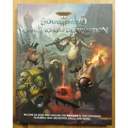 Image of Warhammer Age of Sigmar Soulbound RPG Champions of Destruction Sourcebook 